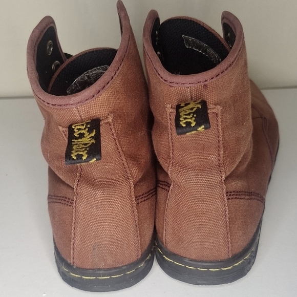 Dr Martins Shoreditch Canvas Boots Size 8 - Picture 5 of 7